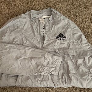 Disneyland bought RARE Light Gray Pirates of the Caribbean Rain Jacket Sz XXL